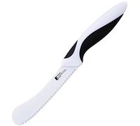 Bergner - MOD. Black & White - Coltello per spalmare/da Burro, in Acciaio Inox, Lunghezza: 10 cm
