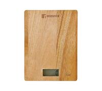 Bergner Naturally Bilancia da cucina 0-5 kg, 15 x 20 x 1,8 cm