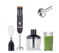 BERGNER OLIVAR | Frullatore a immersione 1000 W | 2 velocità | Albero smontabile in acciaio inossidabile | Tritatutto 600 ml | Frullatore a immersione e misurino 600 ml | Cupola antispruzzo