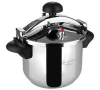 BERGNER - Pentola A Pressione Da 6 Litri, In Acciaio Inox Con Diametro 22 Cm Grigio