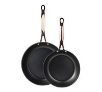 BERGNER Set 2 padelle 20+24cm in alluminio forgiato per induzione linea Copper - Testata e approvata da Gianfranco Vissani!