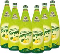 BERGOTTO - 6 Bottiglie Da 1 Litro | Bibita Gassata al Bergamotto | Naturale, Senza Conservanti né Coloranti | 100% Italiana Calabrese Spina Santa