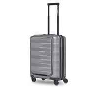 Bergpfeil Travel 4 ruote Carrello della cabina 55 cm Scomparto per laptop con piega di espansione grigio