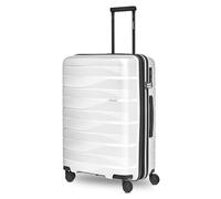 Bergpfeil Articolo da viaggio, Bianco ghiaccio metallizzato, Koffer M (66 cm) erweiterbar, Custodia rigida per check-in