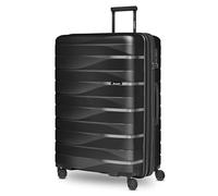 Bergpfeil Articolo da viaggio, Black Night Metallic, Koffer L (75 cm) erweiterbar, Custodia rigida per check-in