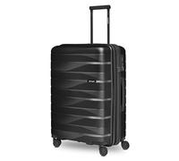 Bergpfeil Articolo da viaggio, Black Night Metallic, Koffer M (66 cm) erweiterbar, Custodia rigida per check-in