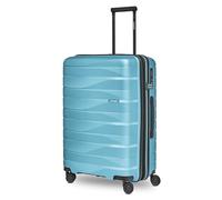 Bergpfeil Articolo da viaggio, Glacier Blue Metallic, Koffer M (66 cm) erweiterbar, Custodia rigida per check-in