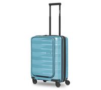 Bergpfeil Articolo da viaggio, Glacier Blue Metallic, Koffer S Laptopfach (55 cm) erweiterbar, Custodia rigida cabina