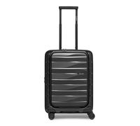 Bergpfeil Cabin Trolley With Front Pocket Black Night Metallic