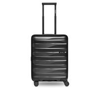 Bergpfeil Carrello da viaggio a 4 ruote per cabina S 55 cm con piega ad espansione nero