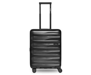 Bergpfeil Carrello da viaggio a 4 ruote per cabina S 55 cm con piega ad espansione nero