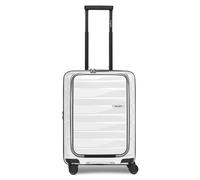 Bergpfeil Travel 4 ruote Carrello della cabina 55 cm Scomparto per laptop con piega di espansione bianco