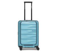 Bergpfeil Travel 4 ruote Carrello della cabina 55 cm Scomparto per laptop con piega di espansione blu