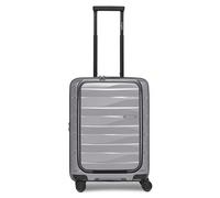 Bergpfeil Travel 4 ruote Carrello della cabina 55 cm Scomparto per laptop con piega di espansione grigio