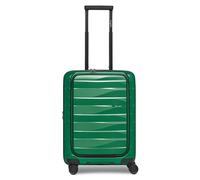 Bergpfeil Travel 4 ruote Carrello della cabina 55 cm Scomparto per laptop con piega di espansione verde