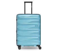 Bergpfeil Trolley da viaggio a 4 ruote M 66 cm con piega ad espansione blu