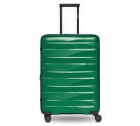 Bergpfeil Trolley da viaggio a 4 ruote M 66 cm con piega ad espansione verde