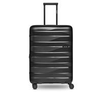 Bergpfeil Trolley da viaggio a 4 ruote M 66 cm con piega ad espansione nero