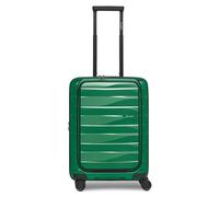 Bergpfeil Travel 4 ruote Trolley cabina 55 cm Vano porta PC espandibile verde