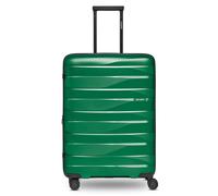Bergpfeil Trolley da viaggio a 4 ruote M 66 cm con piega ad espansione verde