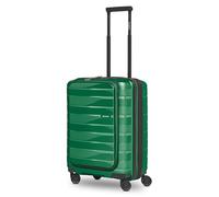Bergpfeil Valigia per computer portatile da viaggio, trolley con tasca frontale verde smeraldo, colore: verde metallizzato