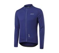 BERGRISAR Maglia Ciclismo Abbigliamento MTB Bike Uomo Maniche Lunghe Maglia Bici da Strada Primavera Autunno Blu Scuro M