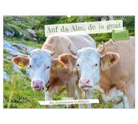 Bergstille - Momente auf der Alm (Wandkalender 2026 DIN A2 quer), CALVENDO Monatskalender: Der Alpsommer ist eine besondere Zeit im Jahreslauf - ein ... Leben hoch oben in den Bergen.