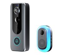 bergxperten Videocitofono wireless 2K con rilevamento del movimento AI e visione notturna, sicurezza domestica intelligente per case e appartamenti, facile controllo tramite app per famiglie e anziani