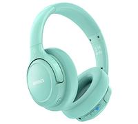 BERIBES Cuffie Bluetooth Over Ear,65 Ore di Riproduzione, 6 EQ Modalità di Suono Microfono Incorporato Suono Stereo HiFi Cuffie wireless Over Ear per Tv,viaggi,ufficio e casa headphones (verde)