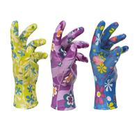 Bericah Dr Protec Skudo Gardens Colours, Guanto Riutilizzabile in Poliestere, taglia UNICA, 1 paio, colore assortito