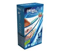 Guanto da esaminazione monouso non sterile in vinile senza polvere dermavinyl powder free taglia small misura 6-6,5 100 pezzi