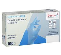 Bericah GUANTO MONOUSO SENSINITRYL PRO IN NITRILE EXTRA LARGE 100 PEZZI