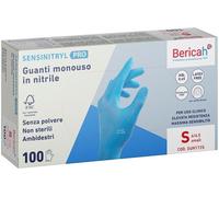 bericah Guanto monouso sensinitryl pro in nitrile small 100 pezzi