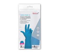 Bericah,Sensi Food 33,Guanti Industriali in Nitrile, Taglia L,1 Paio