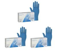 Bericah, Sensinitryl, Guanti in Nitrile, Senza Polvere, Taglia M,100 Pezzi (Confezione da 3)