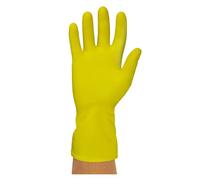 Bericah Smilex, Skin Vania; guanto multiuso in lattice di colore giallo, taglia M, 1 paio