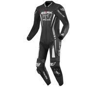 Berik Absolute GP Tuta in pelle da moto monopezzo, Bianco/nero, Taglia 50