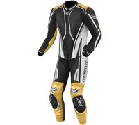 Berik Adria-X Tuta in moto un pezzo, nero-bianco-oro, taglia 52 per maschi