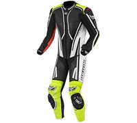 Berik Adria-X Tuta in moto un pezzo, nero/bianco/rosso/giallo, 50