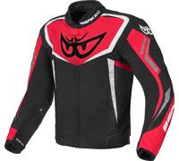 Berik Bad Eye Giacca mototessera impermeabile, nero/bianco/rosso, Taglia 50