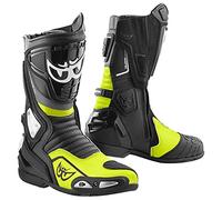 Berik Donington Stivali Moto, nero-giallo, taglia 48 per maschi