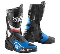 Berik Donington Stivali Moto, nero/blu, Taglia 39