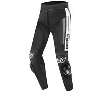 Berik Kendo Pantaloni Moto in Pelle, nero-bianco, taglia 56 per maschi