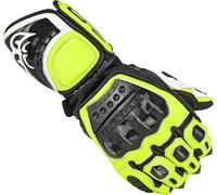 Berik MIsano Guanti moto, nero/giallo, Taglia S