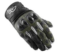 Berik Nador Guanti da moto, nero/verde, Taglia 3XL