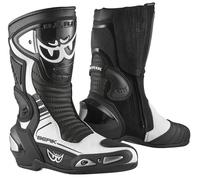 Berik Race-X EVO Stivali da moto, nero-bianco, taglia 46 per maschi