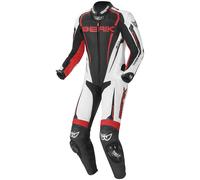 Berik Race-X Tuta intera in pelle, nero-bianco-rosso, taglia 54 per maschi