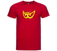 Berik The Eye Maglietta, rosso/giallo, Taglia S