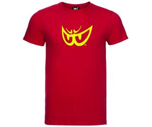 Berik The Eye Maglietta, rosso/giallo, Taglia S