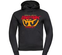 Berik The New Eye Felpa, nero/arancione/rosso, Taglia S